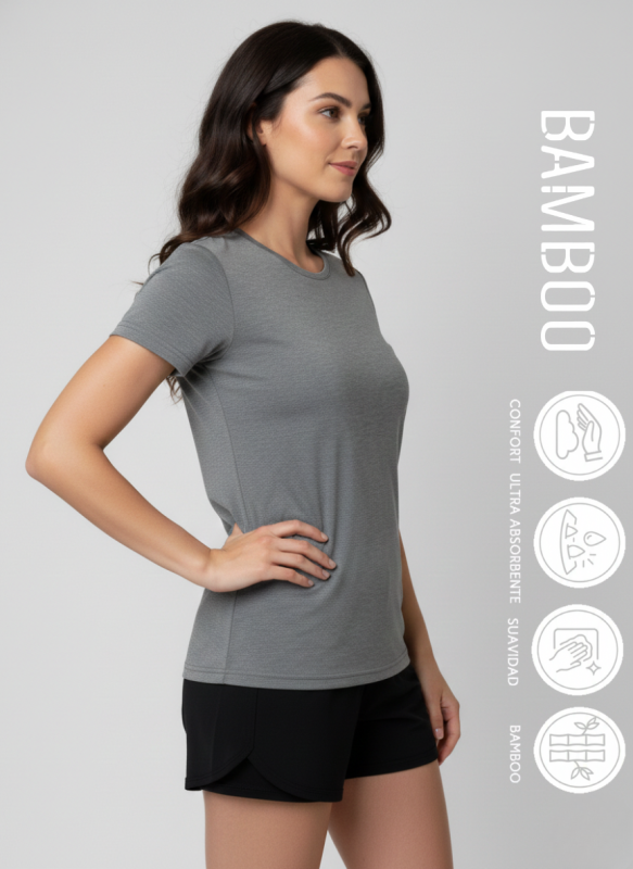 Remera Basica Bambu