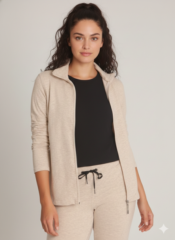 Campera Basica Alg Pol Elastizada