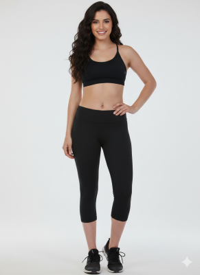 Calza Capri 3/4 Tiro Medio