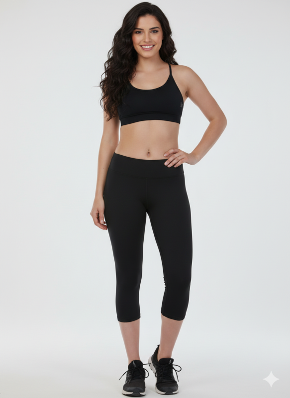 Calza Capri 3/4 Tiro Medio