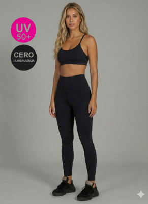 Calza Small Cropp Tiro Alto  Poliamida