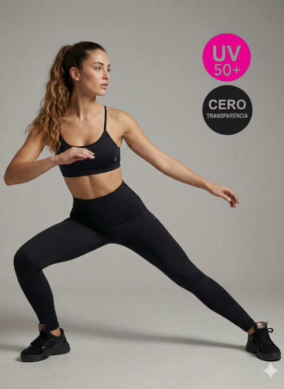 Calza Ankle Tiro Alto Poliamida