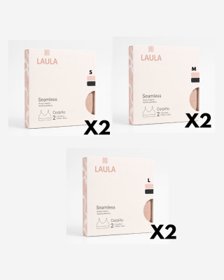Kit De 6 Pack Corpiños Seamless