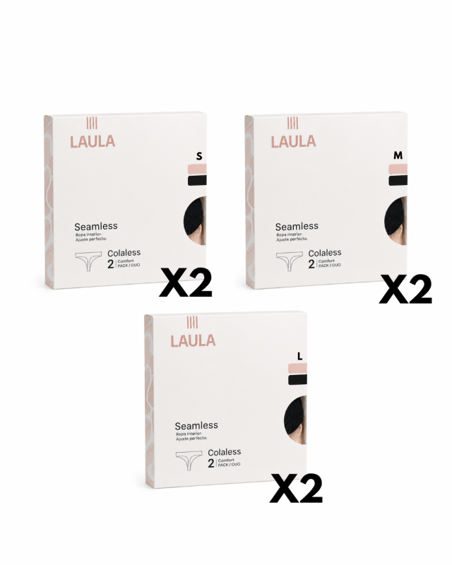Kit De 6 Pack Colaless Seamless