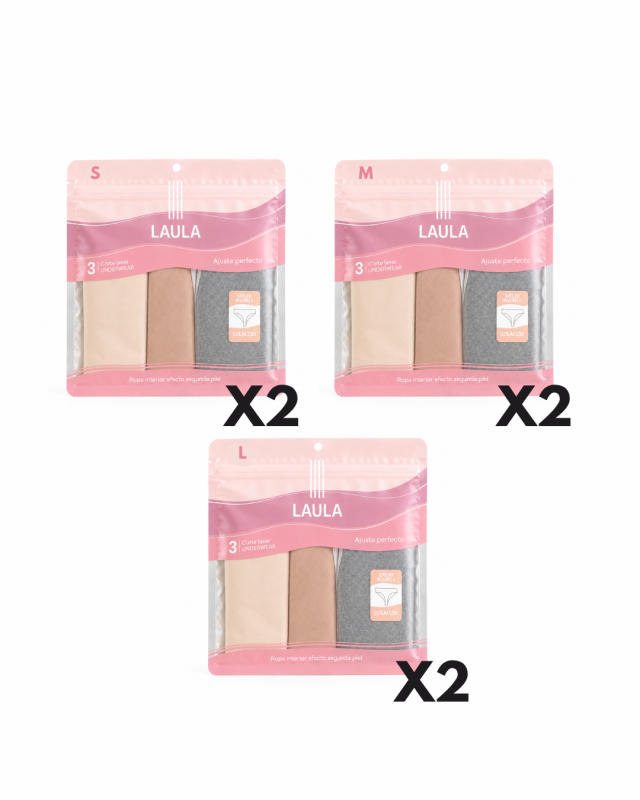 Kit De 6 Pack Colaless Corte Laser
