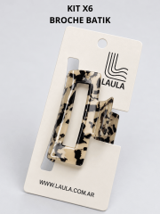 Kit 6 Broche Batik