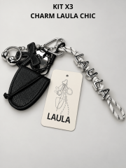 Kit 3 Charm Laula Chic