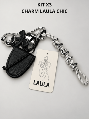 Kit 3 Charm Laula Chic