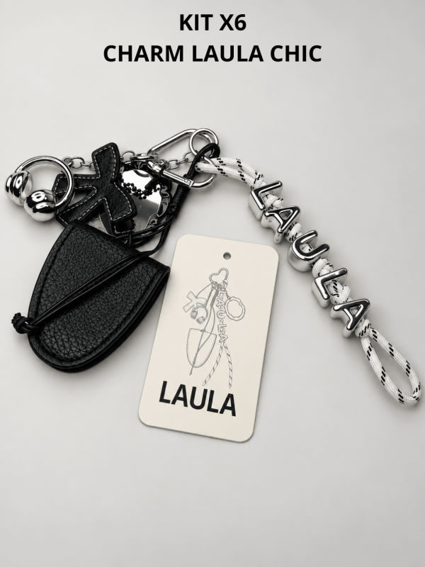 Kit 6 Charm Laula Chic