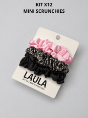 Kit 12 Set 6 Mini Scrunchies